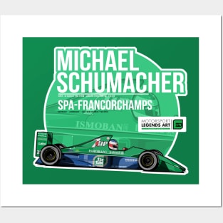 Michael Schumacher - 1991 Spa Posters and Art